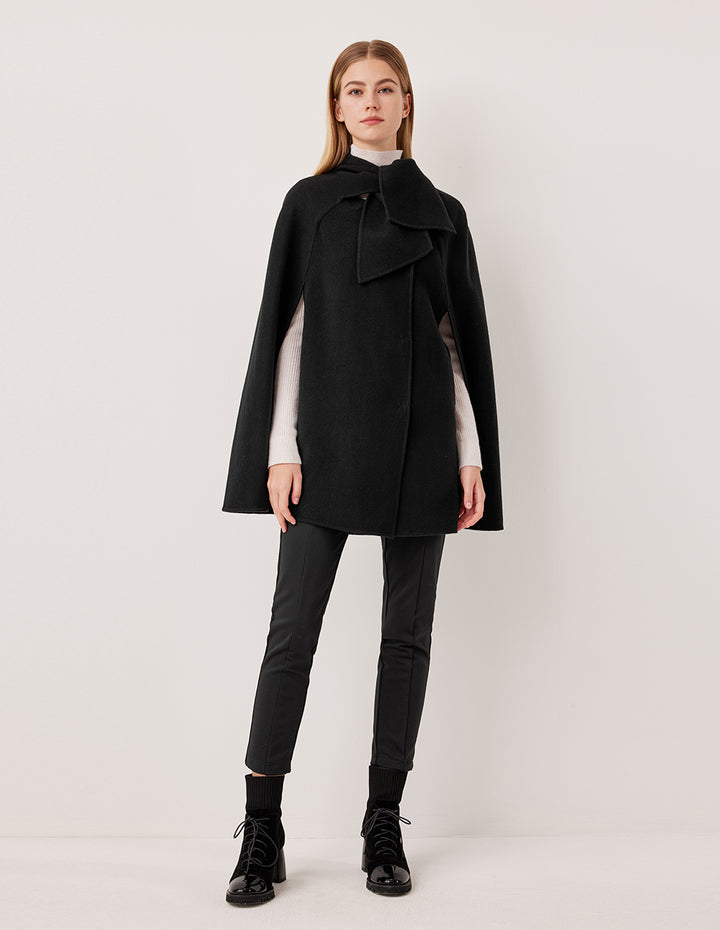 MARYLING Scarf Collar Style Cape