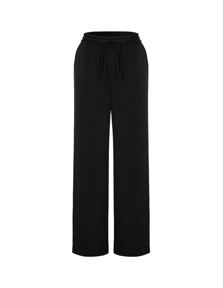 MARYLING Drapey Straight Wide-leg Trousers