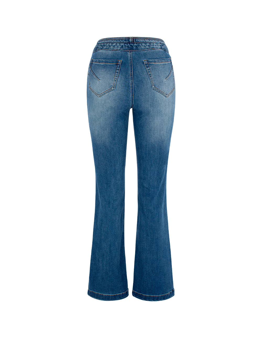MARYLING Micro-Flare Washed Denim Jeans