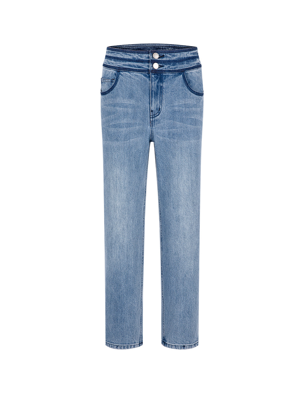 MARYLING Denim Split Jeans