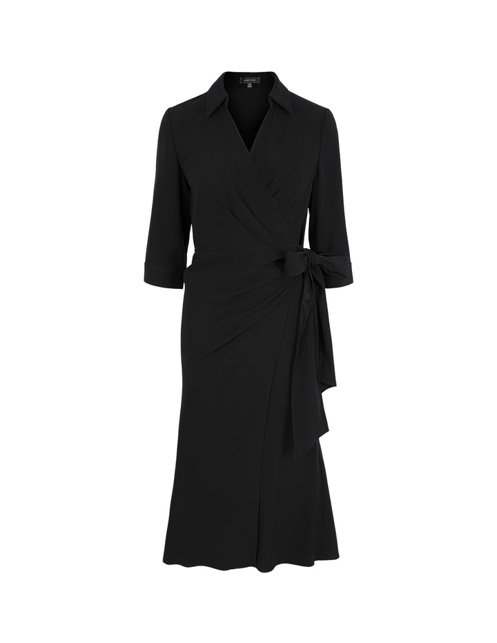 MARYLING Strappy Wrap Fishtail Dress