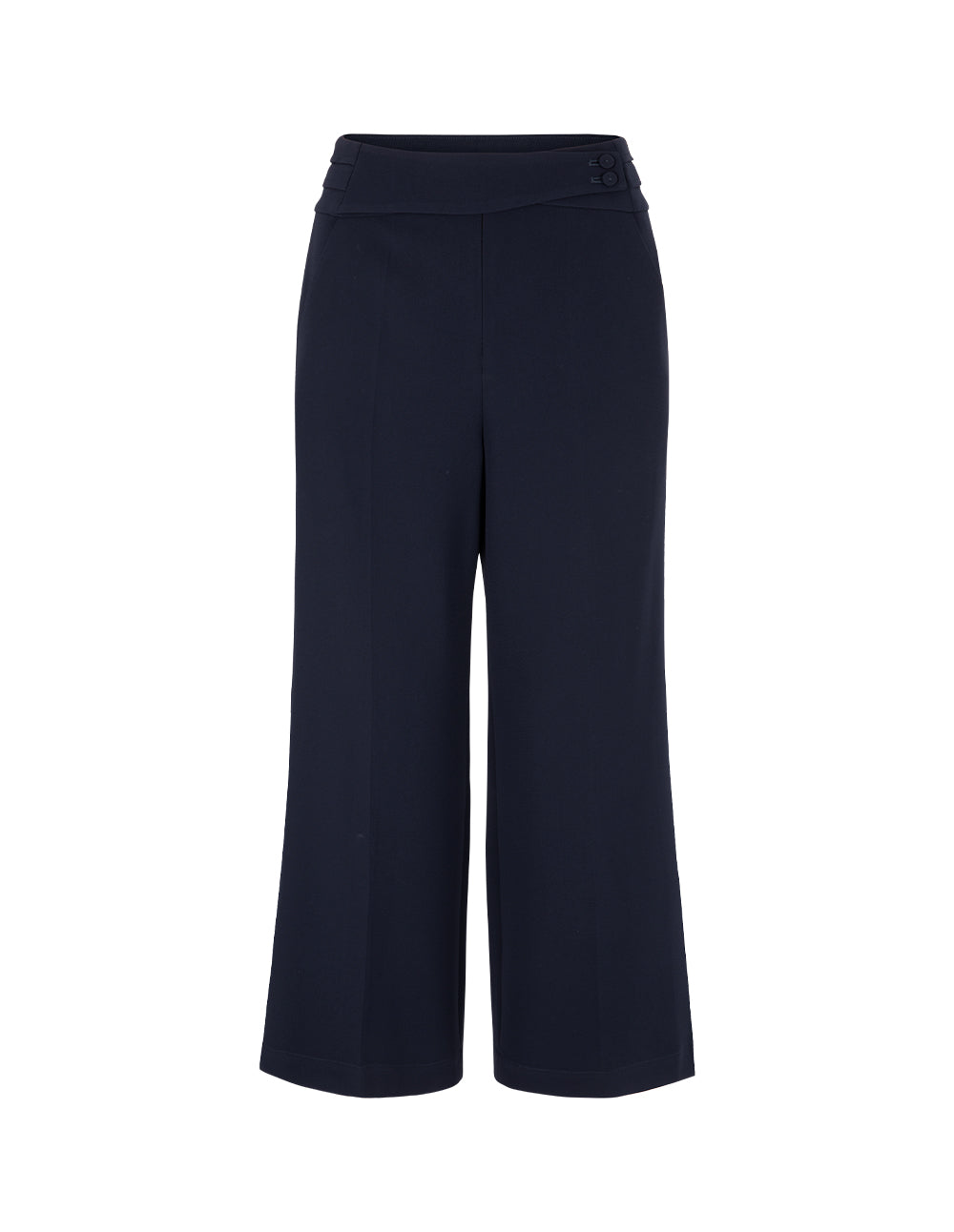 MARYLING High-Waist Wide-Leg Straight Trousers
