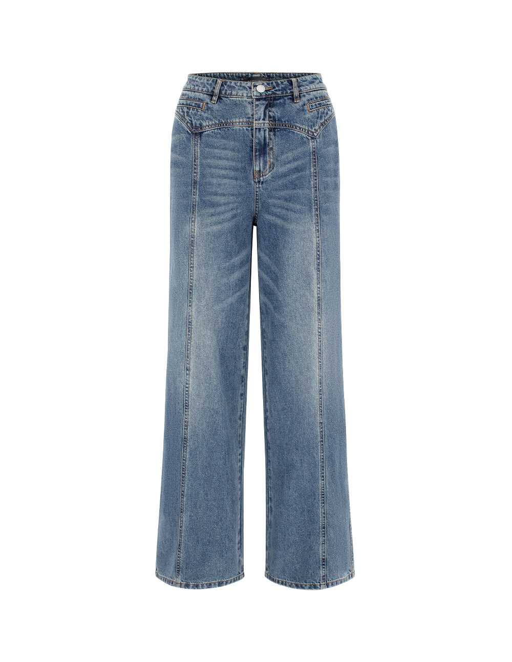 MARYLING Loose High-Waist Wide-Leg Jeans