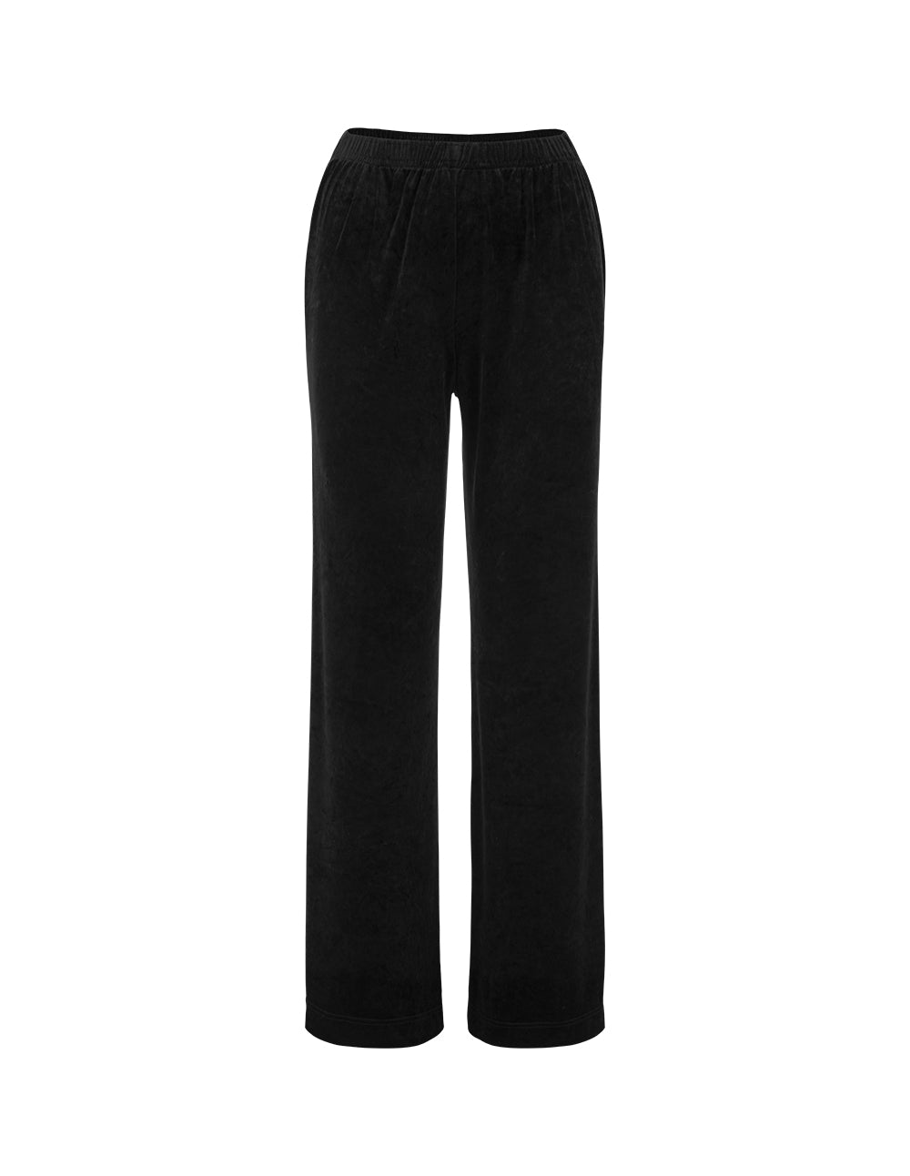 MARYLING Elastic High-Waisted Straight Slim-Fit Long Pants