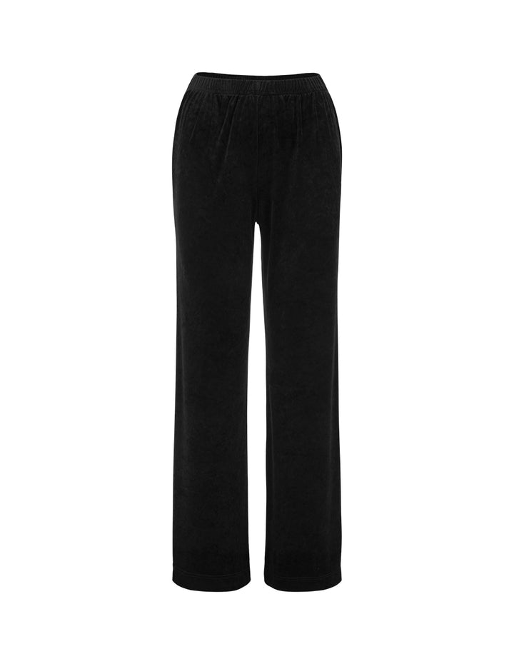 MARYLING Elastic High-Waisted Straight Slim-Fit Long Pants