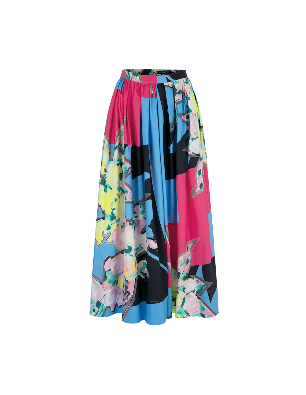 MARYLING Cotton Art Print Skirt