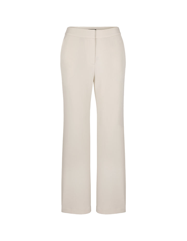 MARYLING Beige Straight-Leg Suit Pants