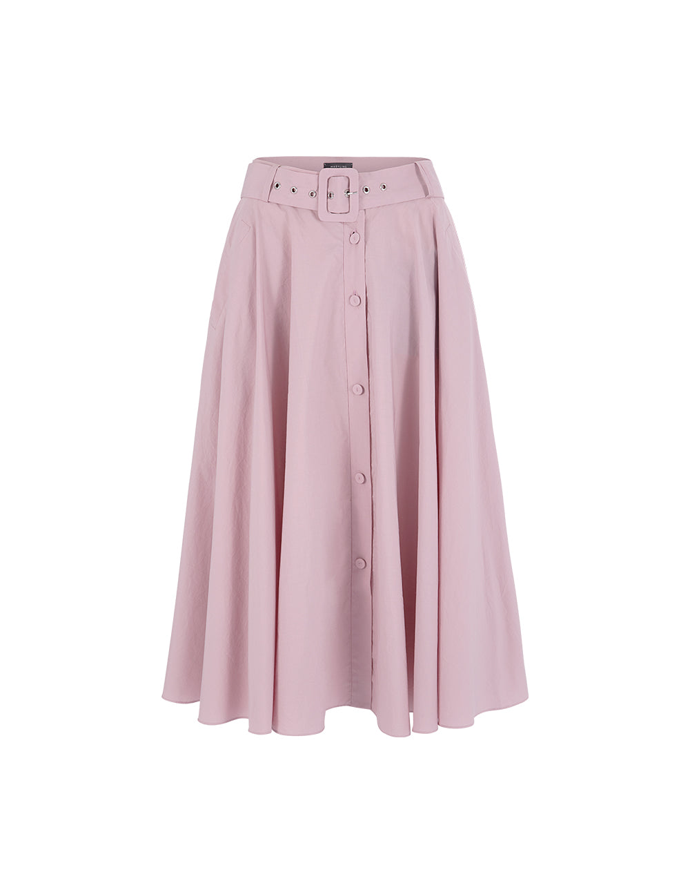 MARYLING Pink Umbrella-Shaped Large A-Hem Skirt