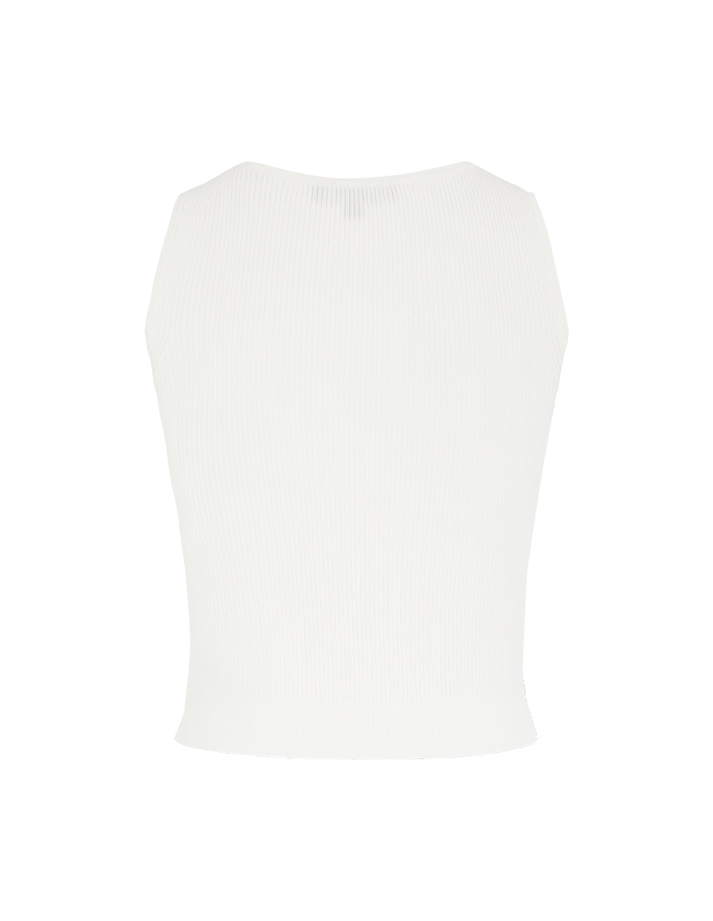 MARYLING V-Neck Sleeveless Fitted Cropped Knit Vest