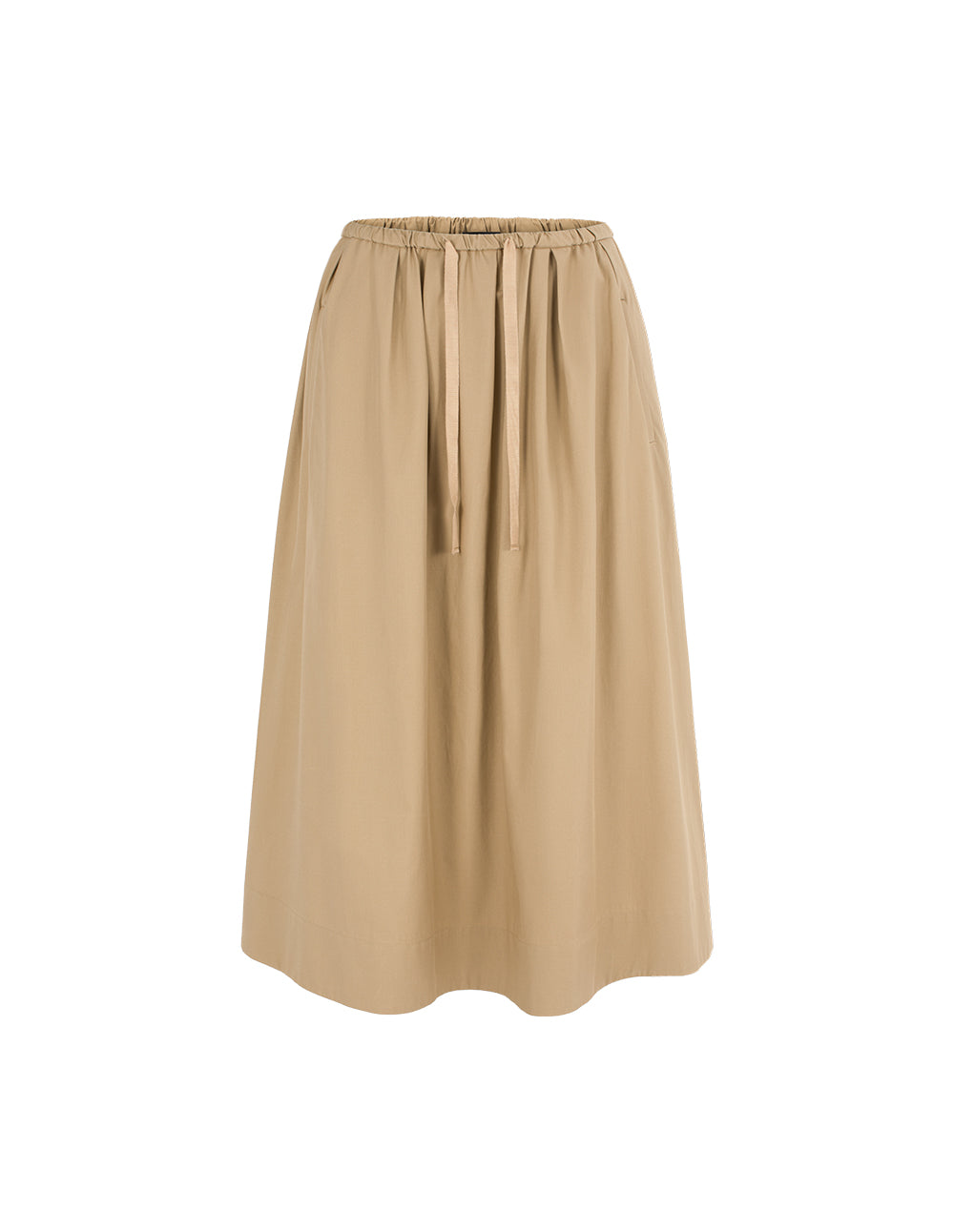 MARYLING Elastic Drawstring A-Line Skirt