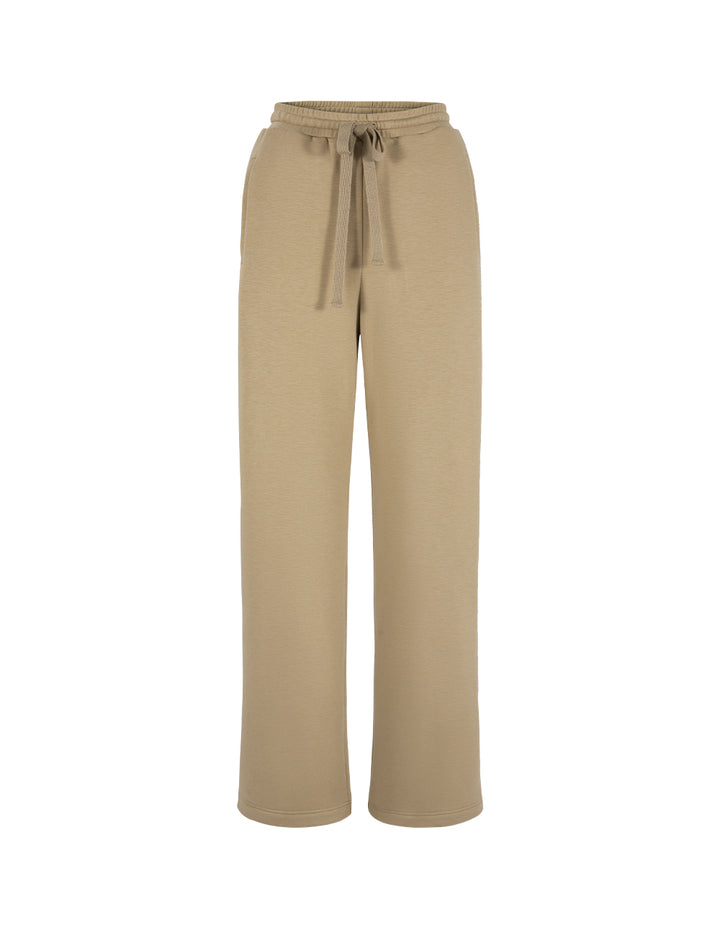 MARYLING Camel Loose Straight Trousers