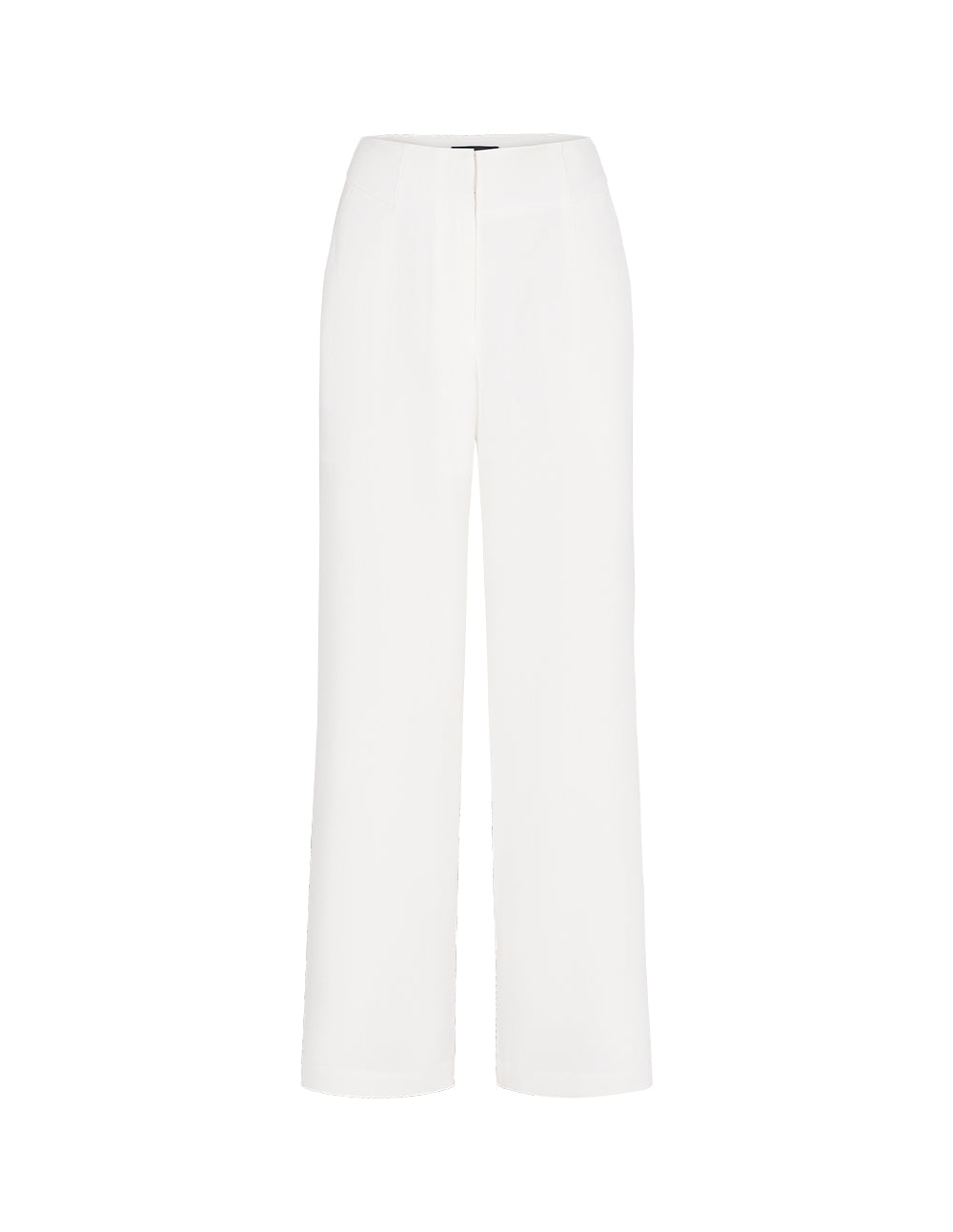MARYLING Classic White High-Waist Wide-Leg Pants