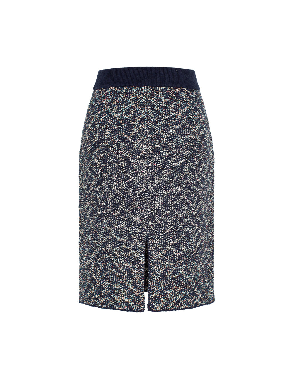 MARYLING Straight Knee-Length Knitted Skirt