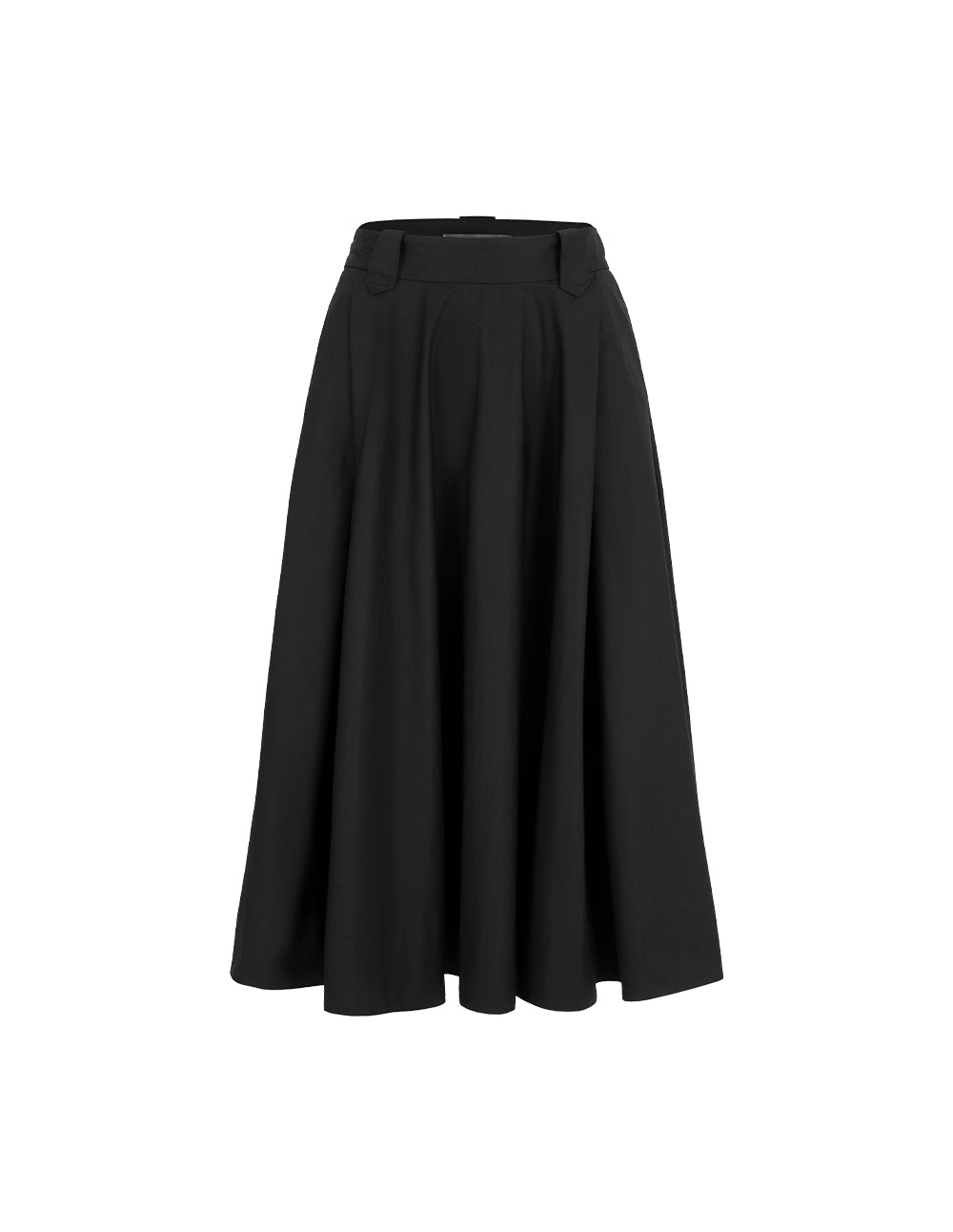 MARYLING Black Retro A-Line Umbrella Skirt