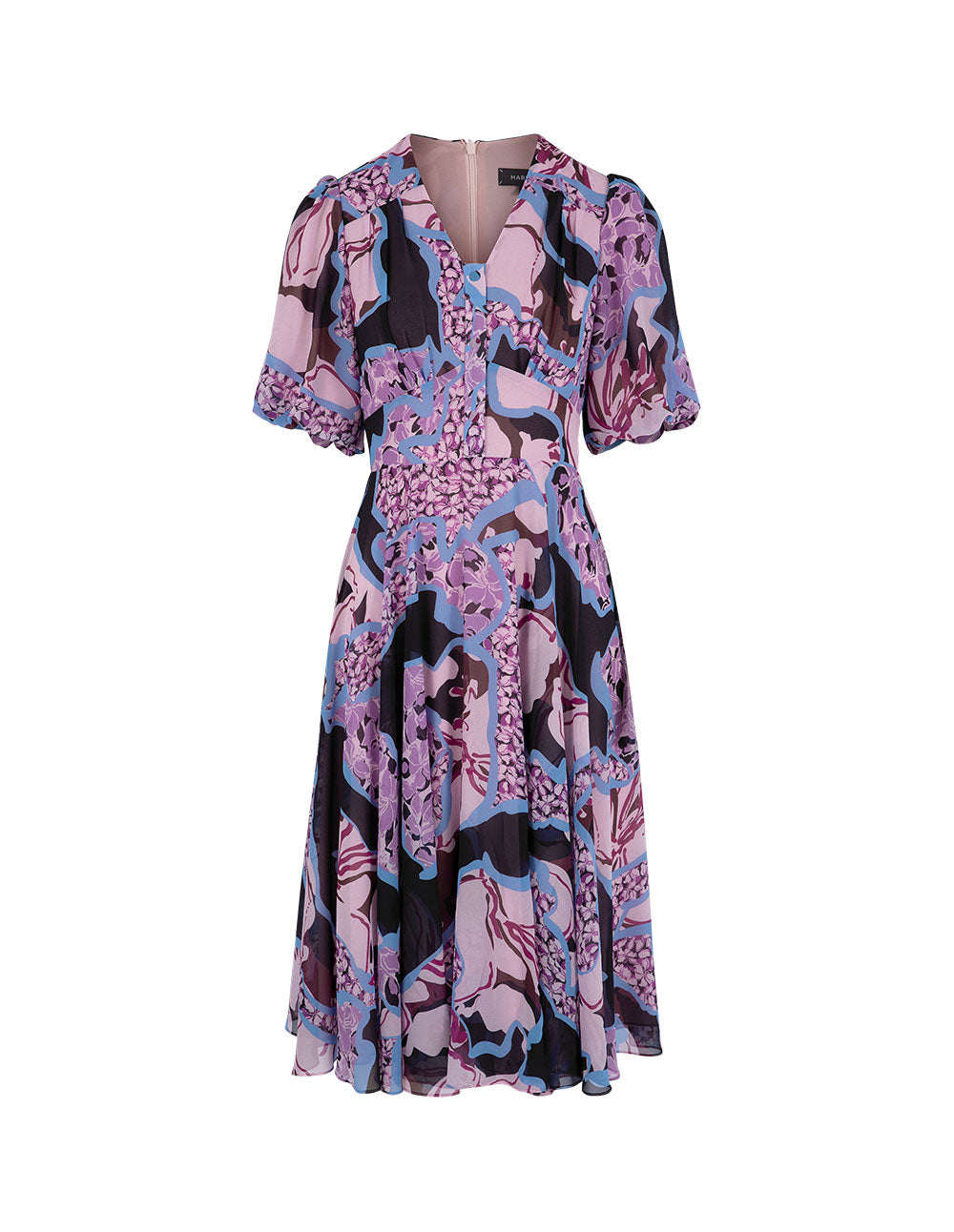 MARYLING V-Neck Printed Dress