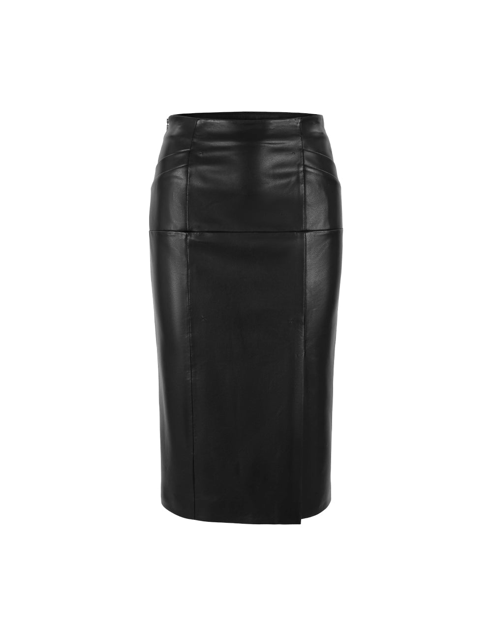 MARYLING Knee-Length Leather Straight Skirt