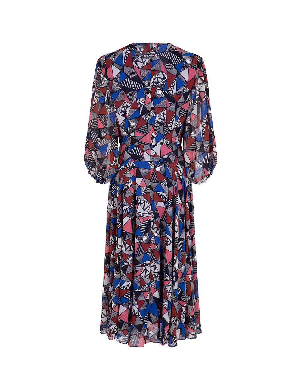 MARYLING V-Neck Printed Dress
