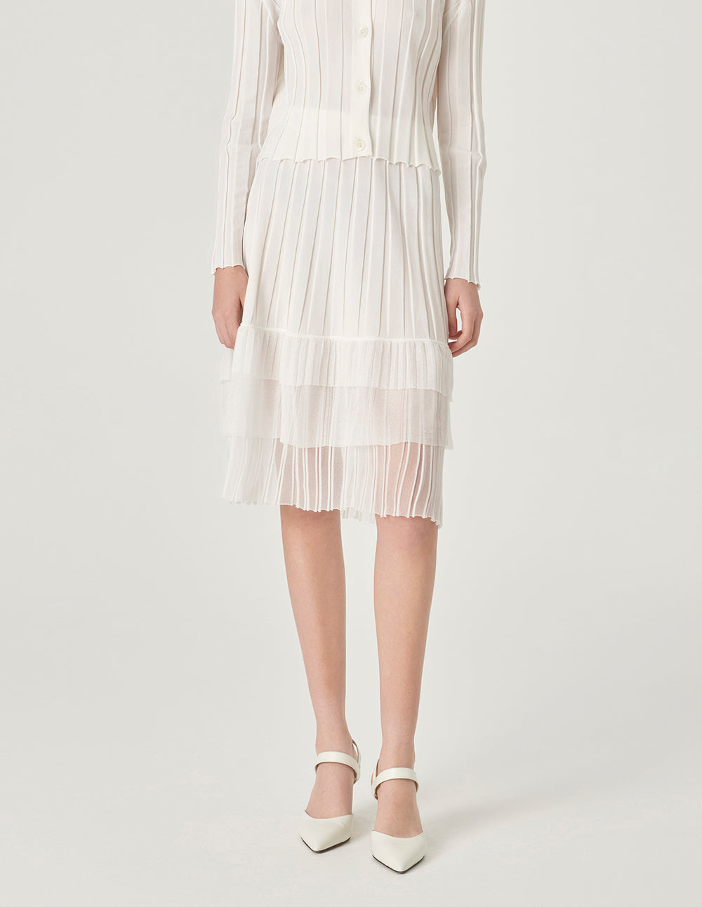 MARYLING Simple Knitted Skirt