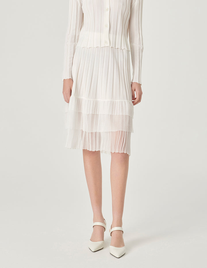 MARYLING Simple Knitted Skirt