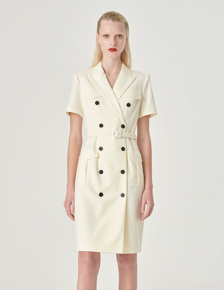 MARYLING Double Breasted Suit Dress