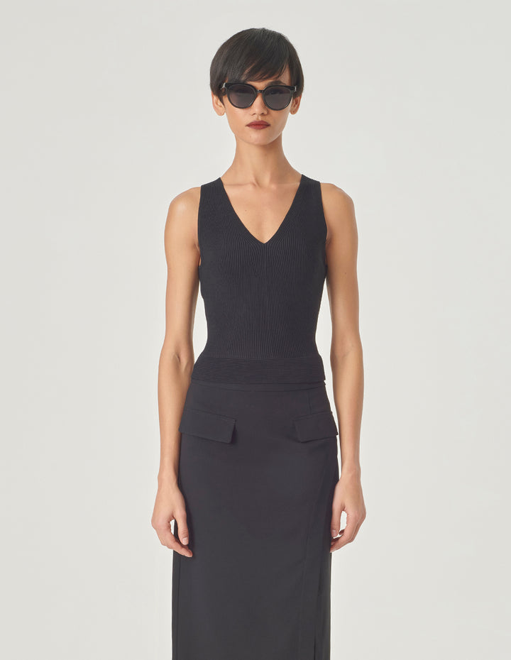 MARYLING V-Neck Knitted Vest