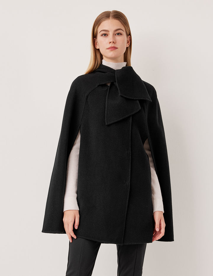 MARYLING Scarf Collar Style Cape