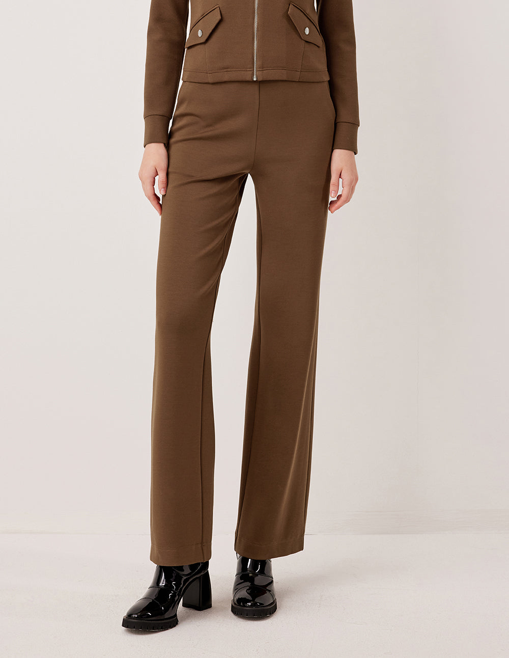 MARYLING High-Waisted Straight Fit Versatile Wide Leg Pants