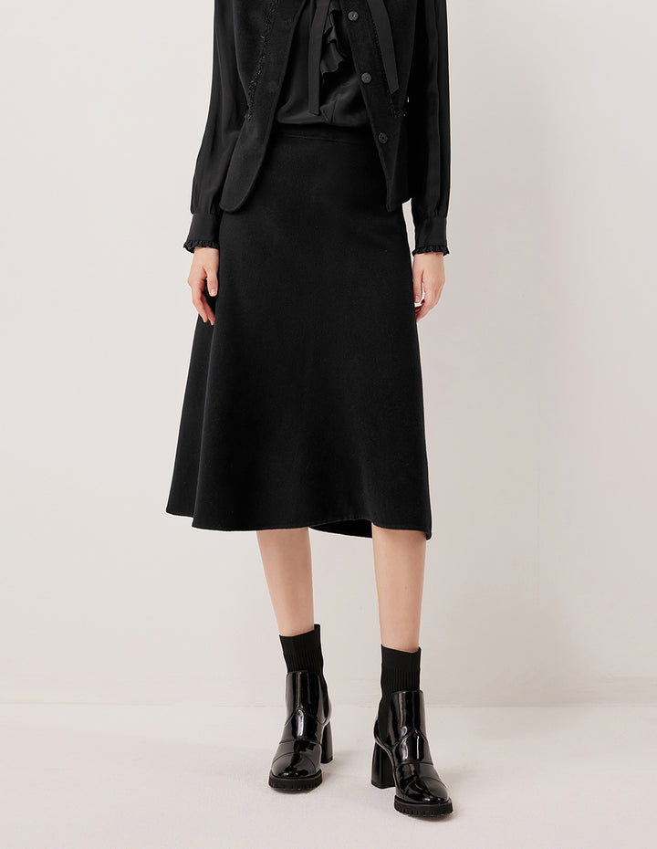 MARYLING High-Waisted A-Line Skirt