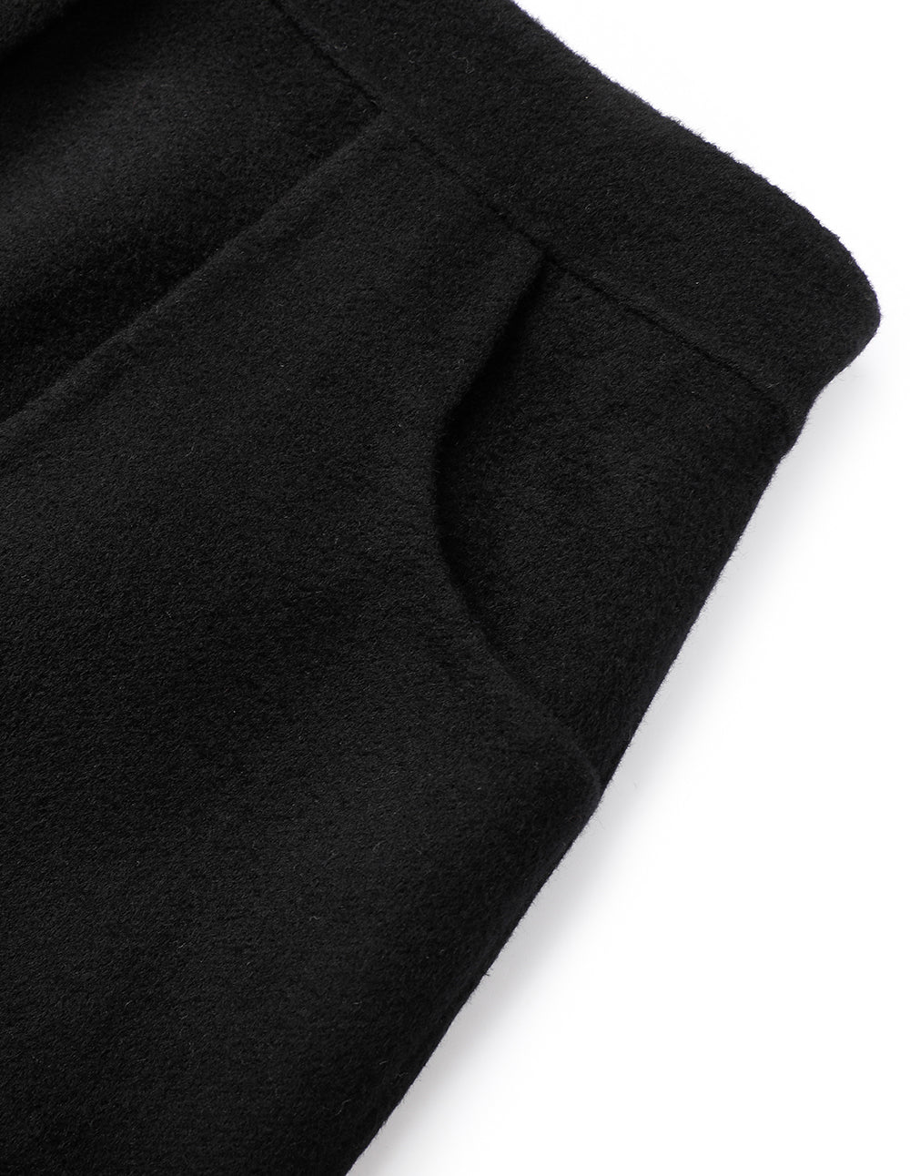 MARYLING A-Hem Double-Sided Woolen Knee-Length Skirt