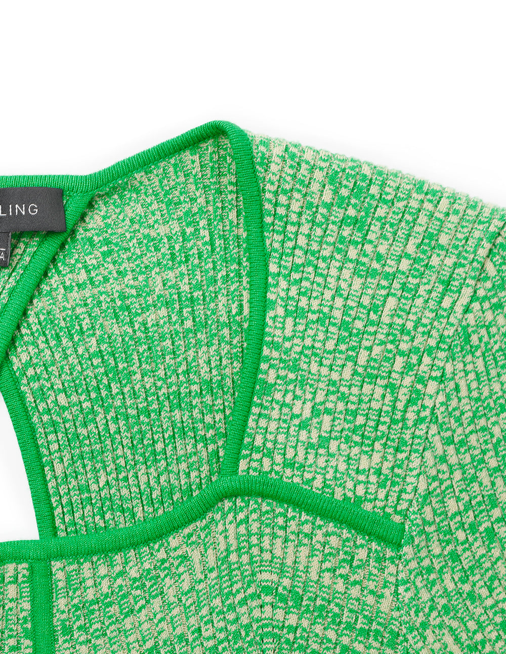 MARYLING Floral Knitted Sleeveless Midi Dress