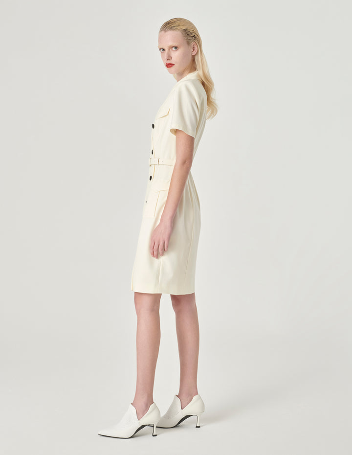 MARYLING Double Breasted Suit Dress