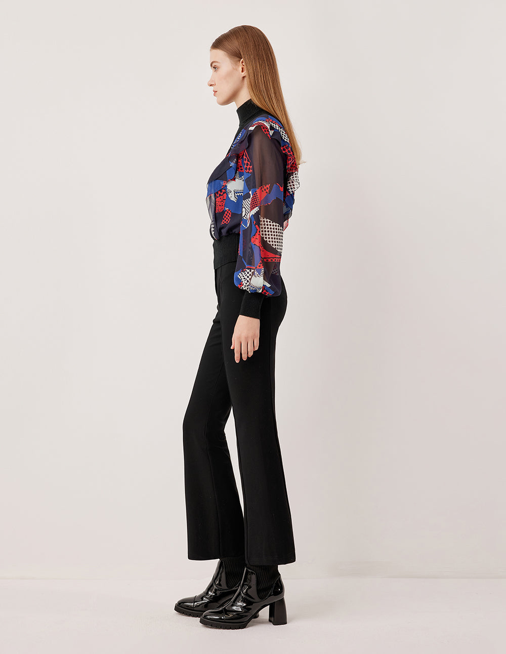MARYLING High-Waisted Straight Leg Pants