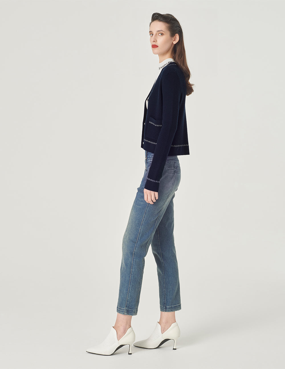 MARYLING V-Neck Knitted Cardigan