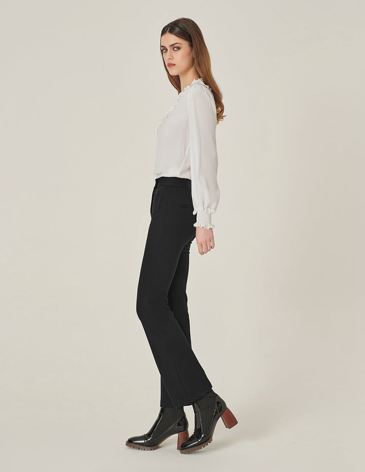 MARYLING Ankle-Length Flare Knitted Pants