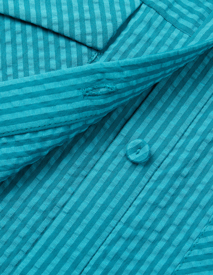 MARYLING Lapel Short-Sleeved Blouse