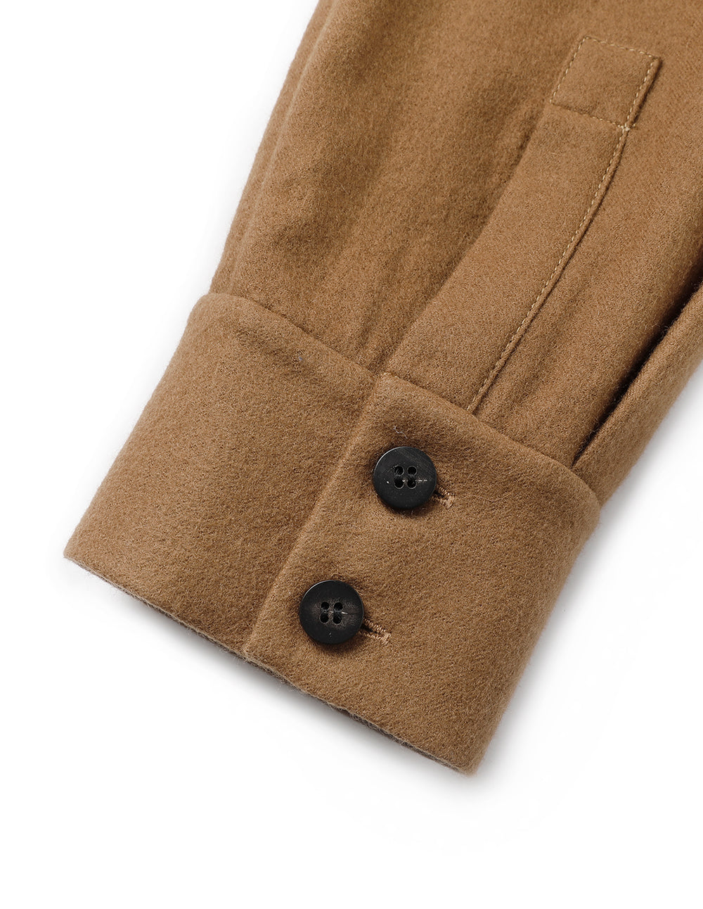 MARYLING Camel Lapel Double-Breasted Blazer