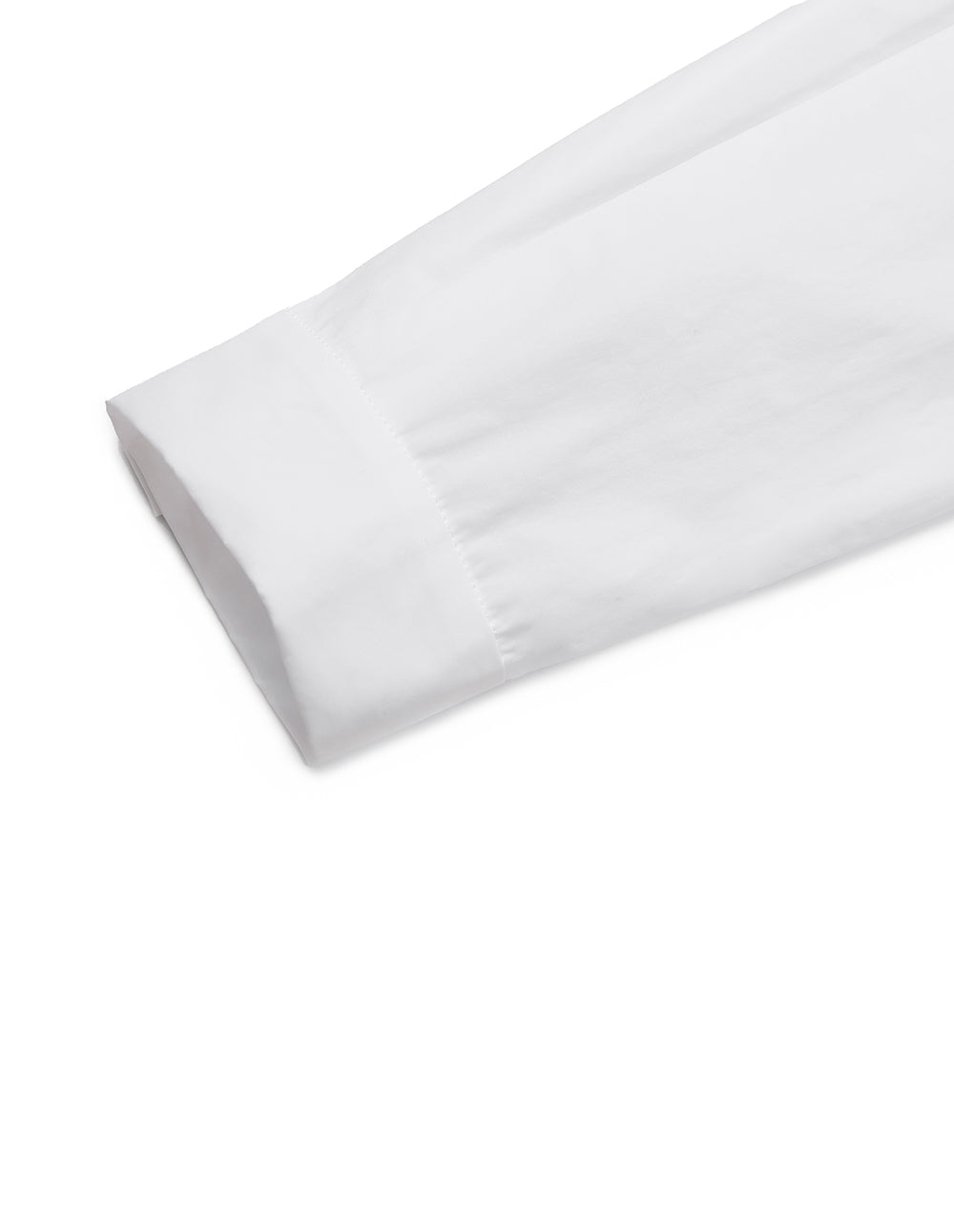 MARYLING Pearl Bead Collar Long Sleeve 100% Cotton White Blouse