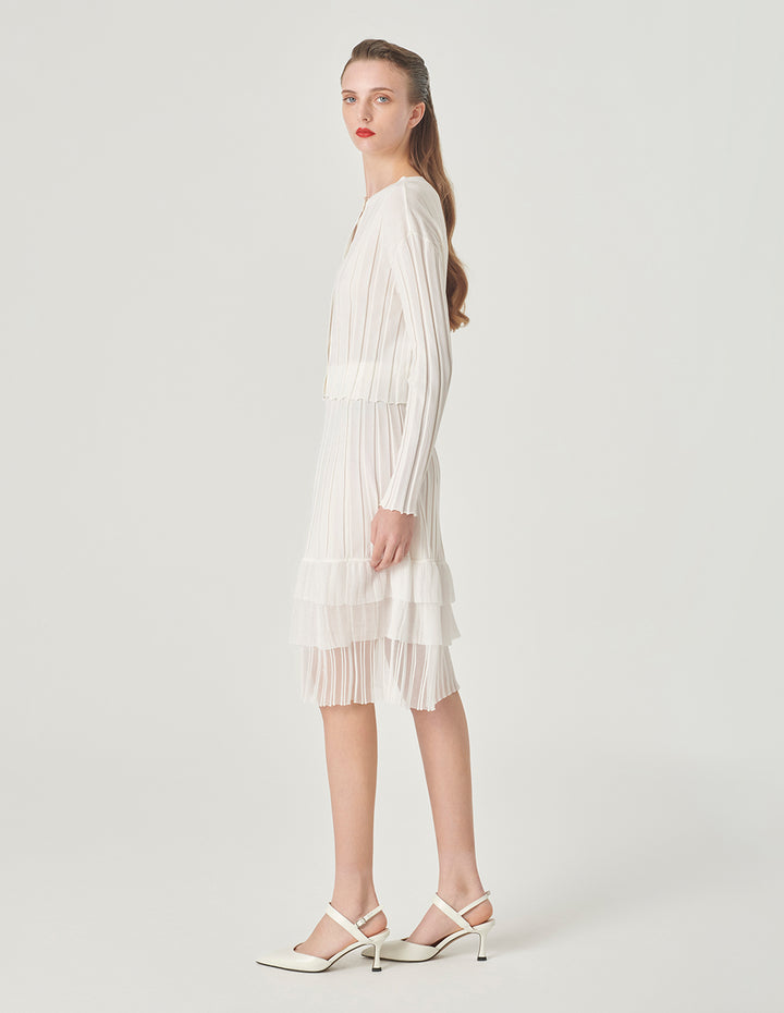 MARYLING Simple Knitted Skirt