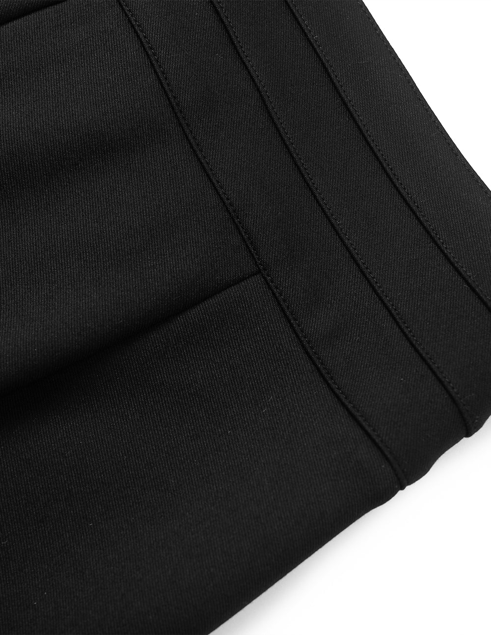 MARYLING High-Waisted Black Slim Fit Trousers