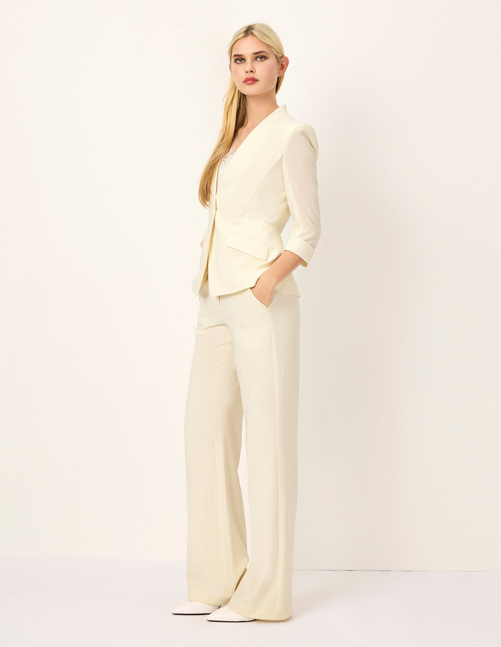 MARYLING Simple Straight-Leg Trousers