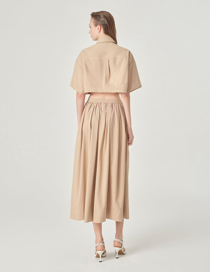 MARYLING Loose Short Sleeve Blouse