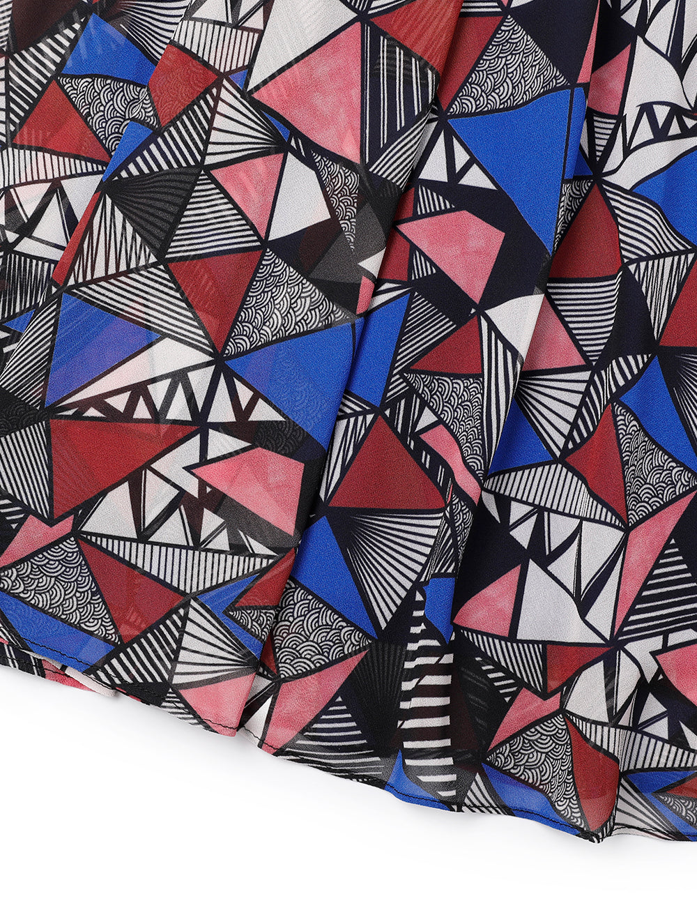 MARYLING V-Neck Printed Dress