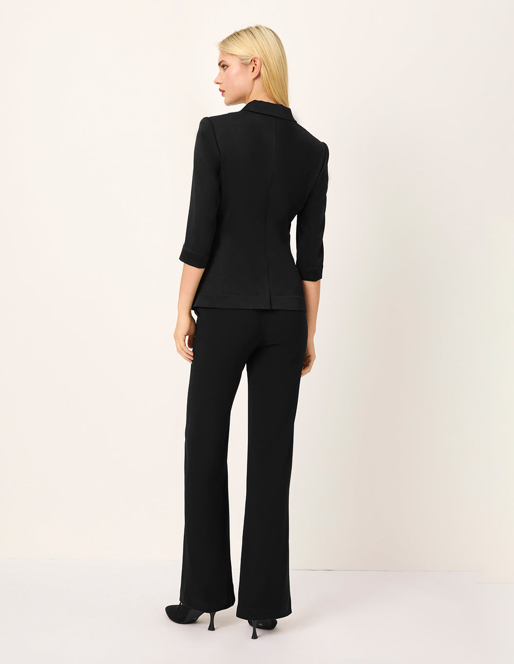 MARYLING Black High-Waist Trousers
