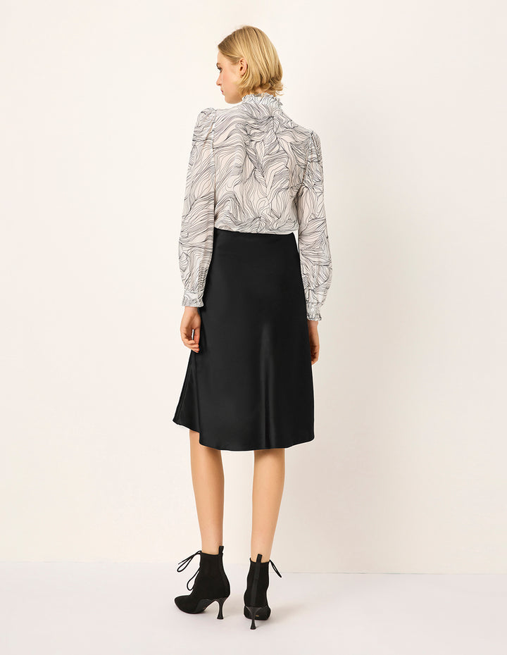 MARYLING Straight Knee-Length Fish Tail Skirt