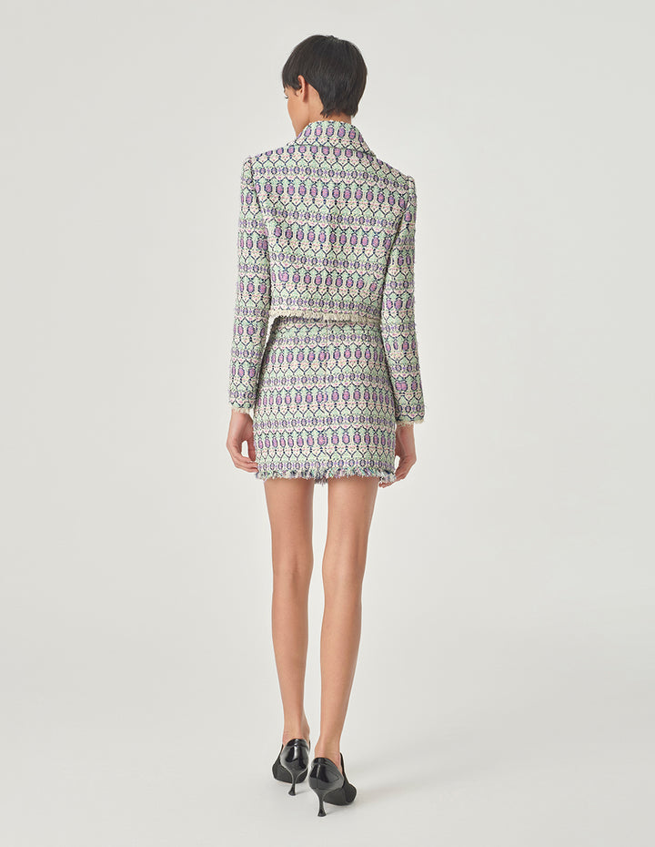 MARYLING Tweed Mini Skirt