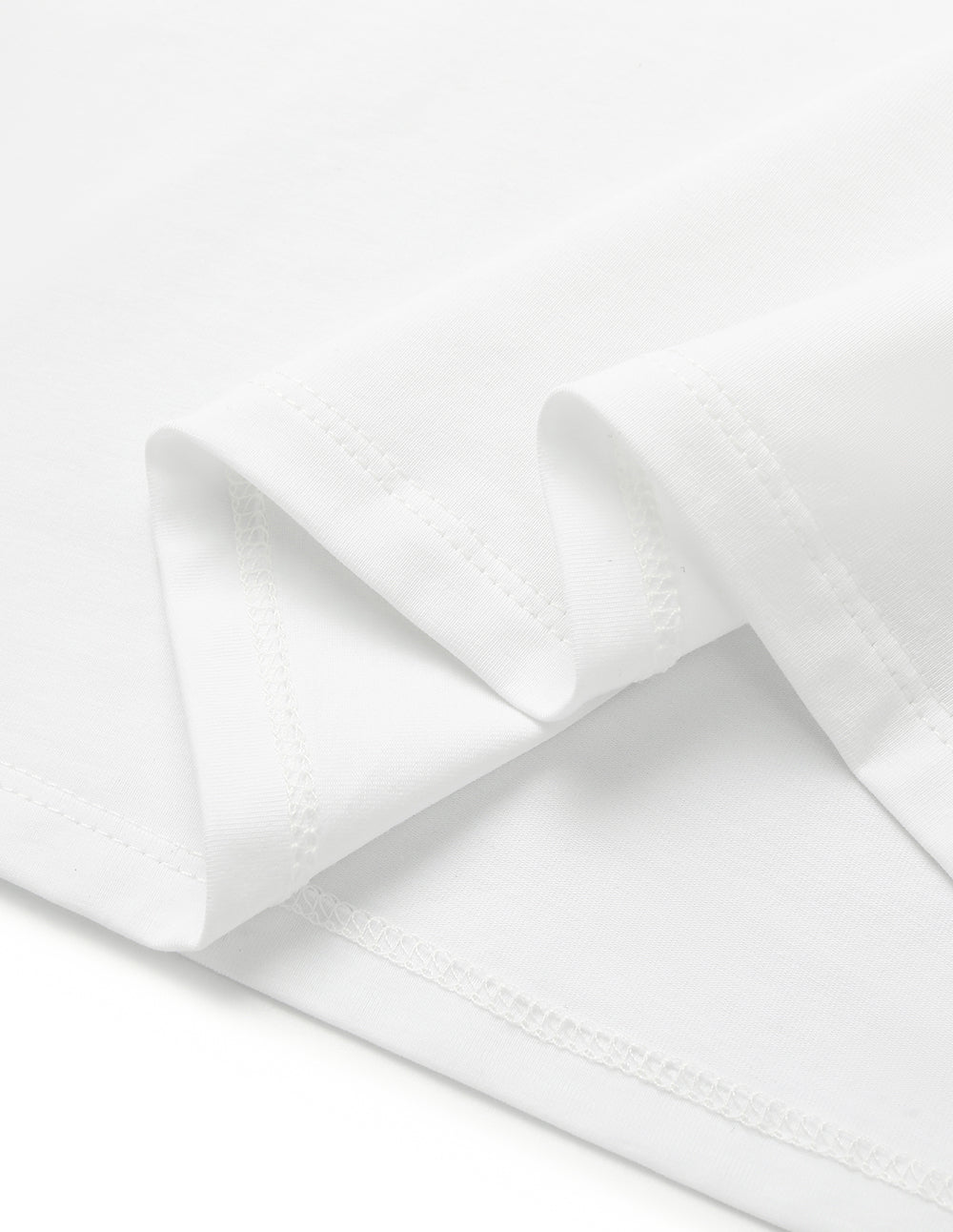 MARYLING Round Neck Short Sleeve Hand-Lettered Logo T-Shirt