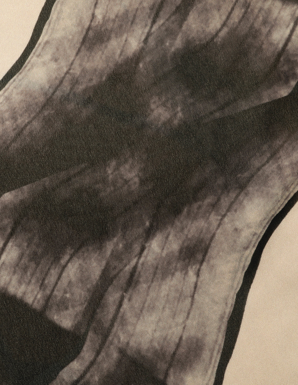 MARYLING Ink Glacier Printed French Tea Break Dress