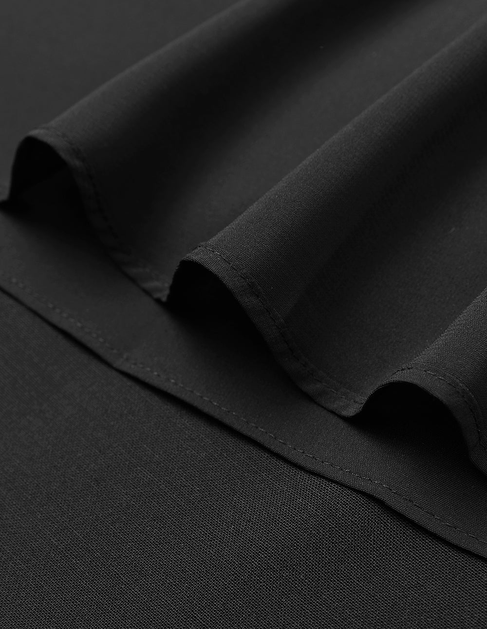 MARYLING Black A-Hem Skirt