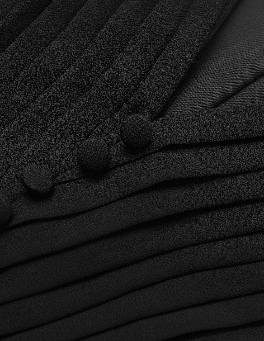 MARYLING Ruffle Short Sleeve V-Neck Fishtail Dress