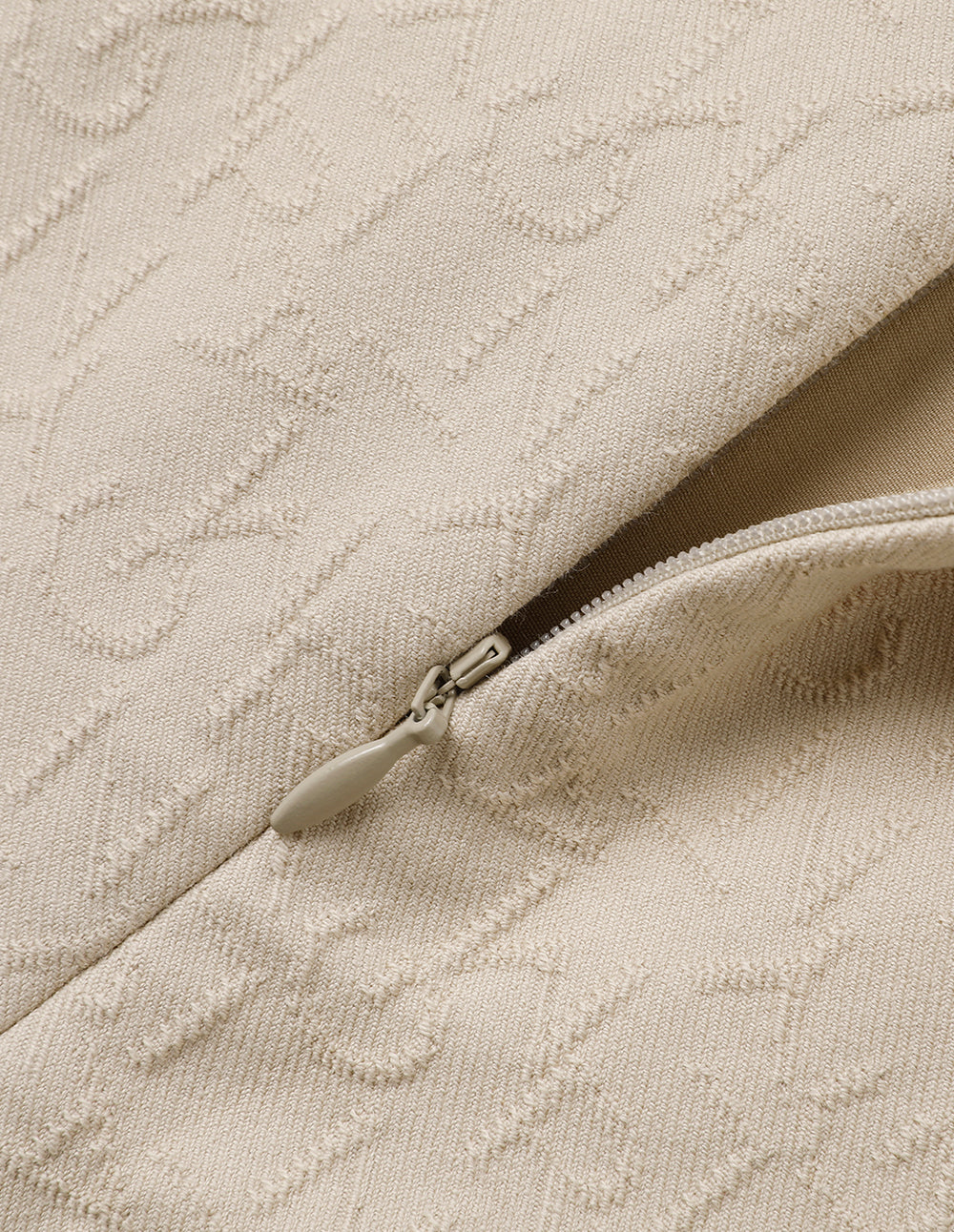 MARYLING Logo Jacquard Half Sleeve Dress